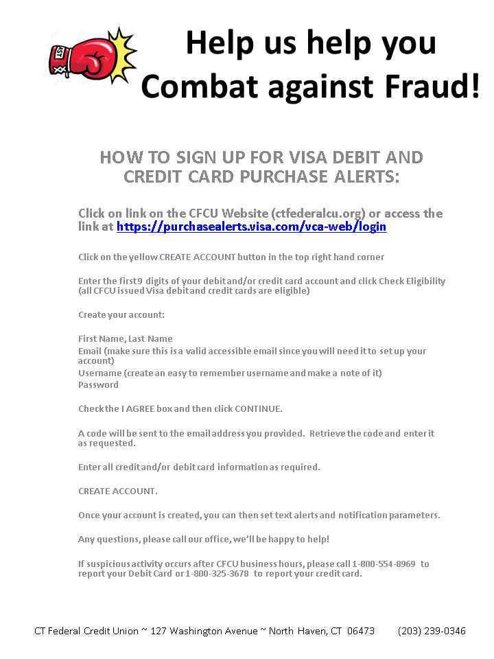 Visa Fraud Alert Flyer